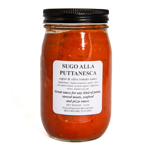 Puttanesca - Capers & Olives Tomato Sauce